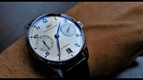 IWC Portuguese Steel 7 days Power Reserve IW500107 review